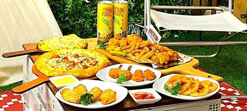 酸菜魚、雞爪、炸雞、甜品、披薩……搶占露營新場景，不負春游好“食”光